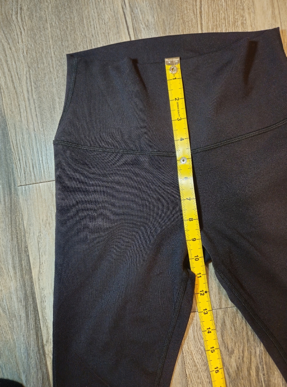 Alo Yoga Black High Waist Flare Leggings XS Bootcut Airbrush Style - Picture 9 of 10